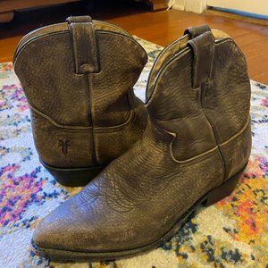 Frye cowboy booties